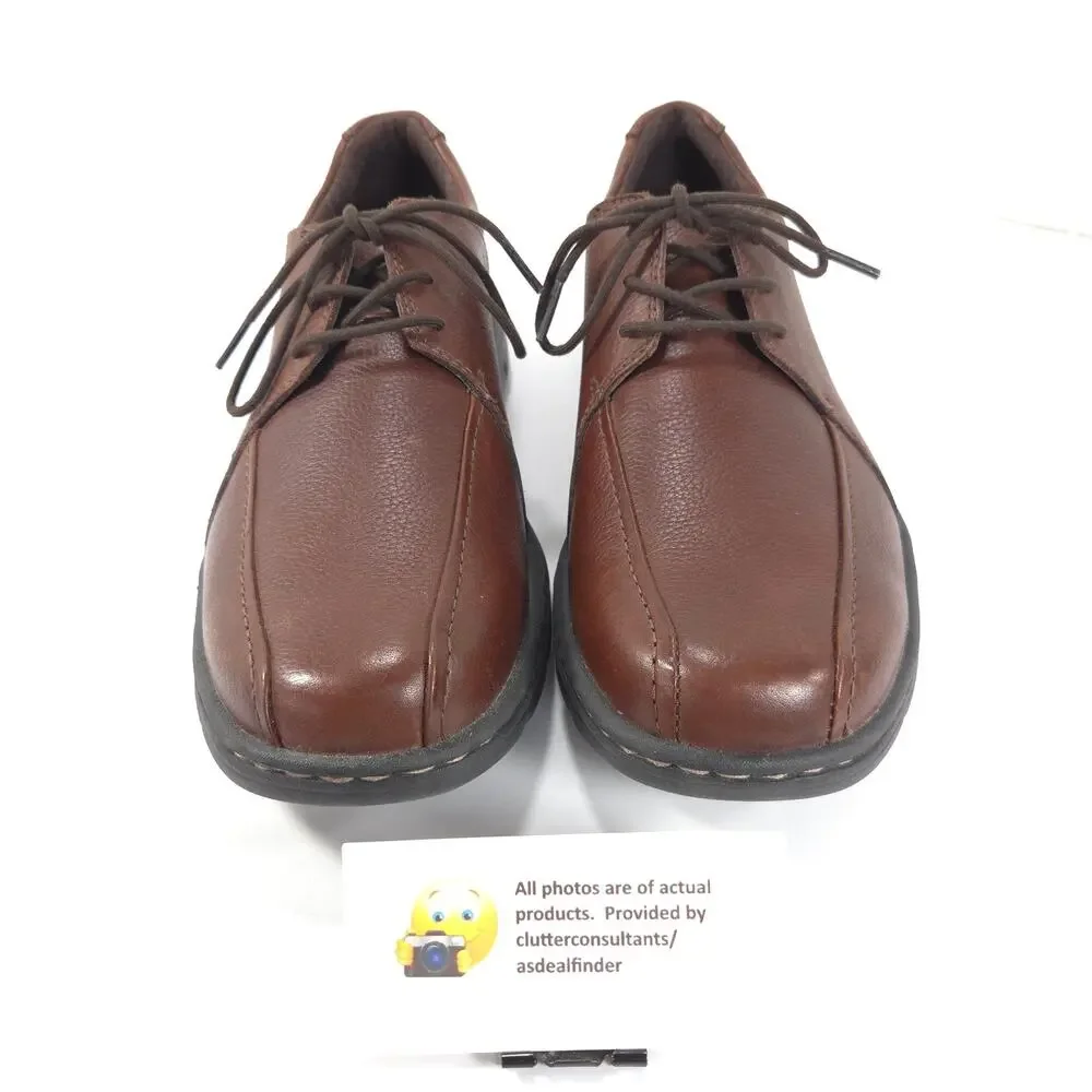 Dunham by New Balance Lace Up Leather Shoe Mens Size 9.5 D MCE741SB Brown